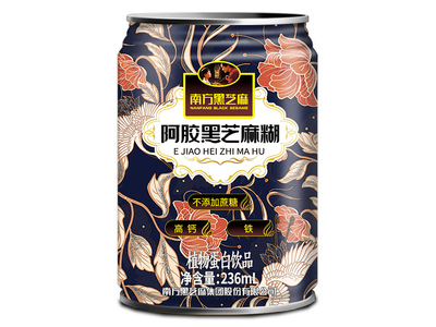 罐裝阿膠黑芝麻糊