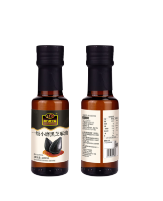 一级小磨黑芝麻油