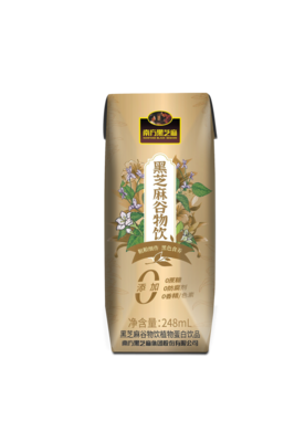 黑芝麻谷物飲